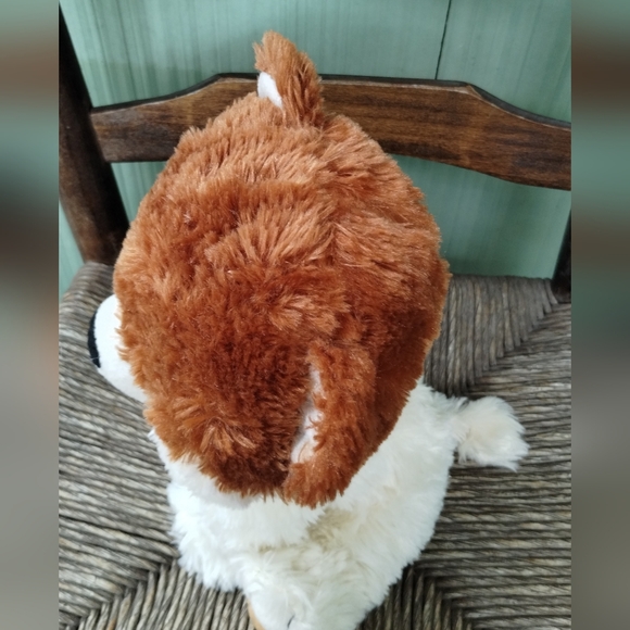 Bobo Sitting Dog FIESTA Cream Tan 10 " PLUSH Stuffed PUPPY DOG Animal SOFT - Picture 6 of 11